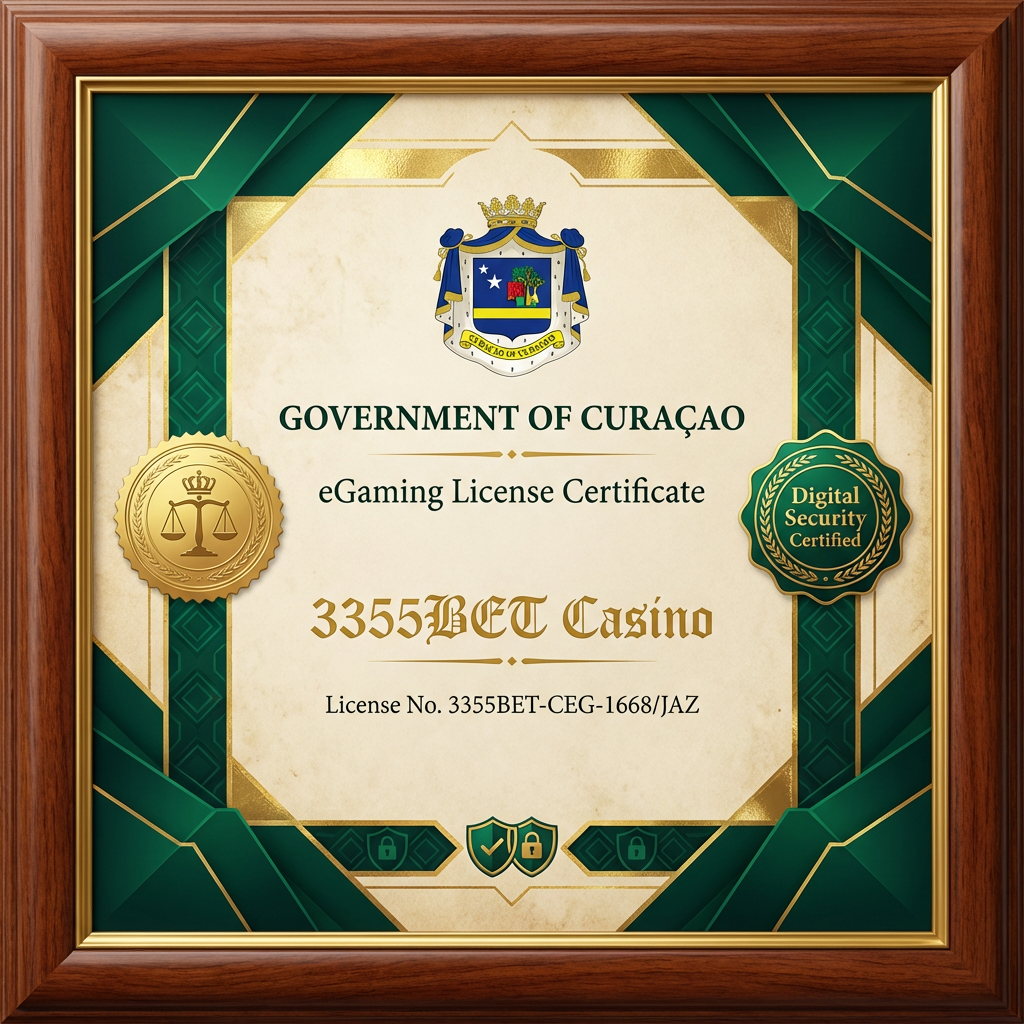 Licença Curaçao eGaming do 3355bet